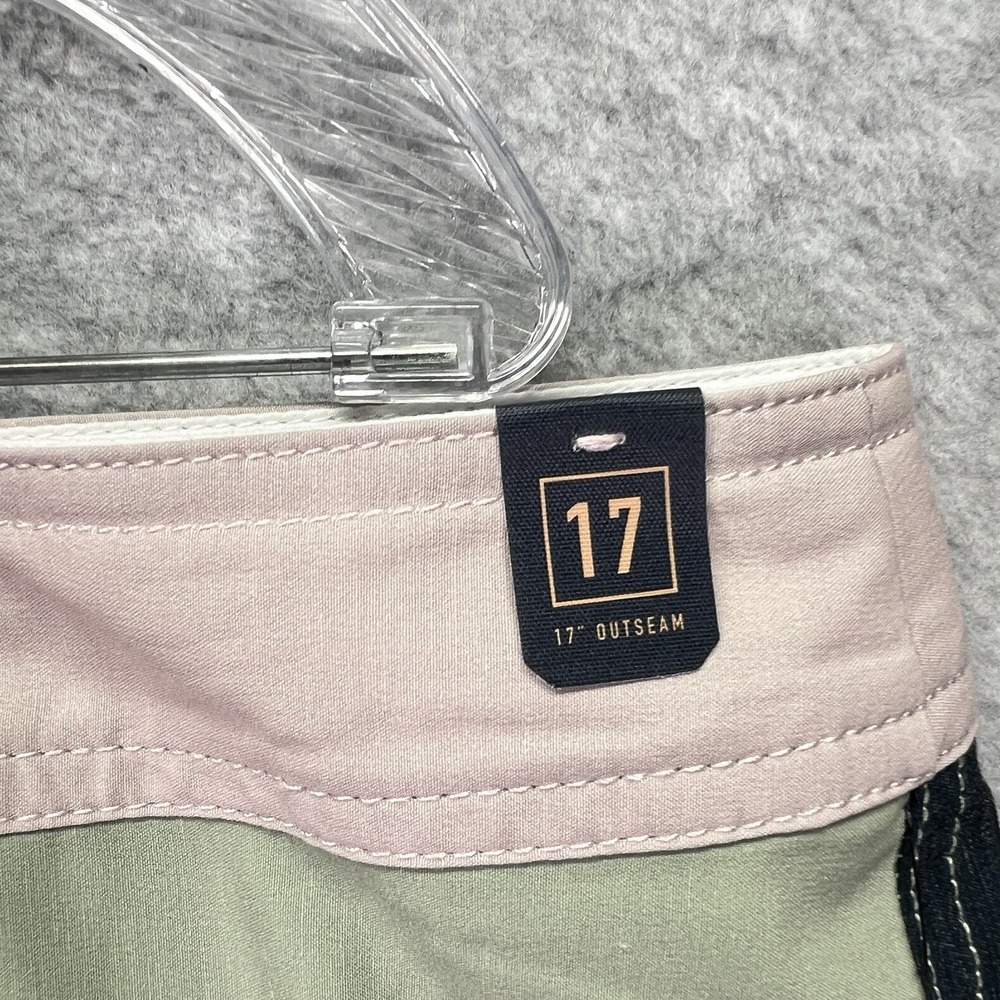 Roark Board Shorts Mens 38 Green Passage Costa Chapporal Swim Trunks 17" Outseam - Picture 3 of 8